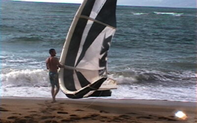 Parasurfiing in Hawaii